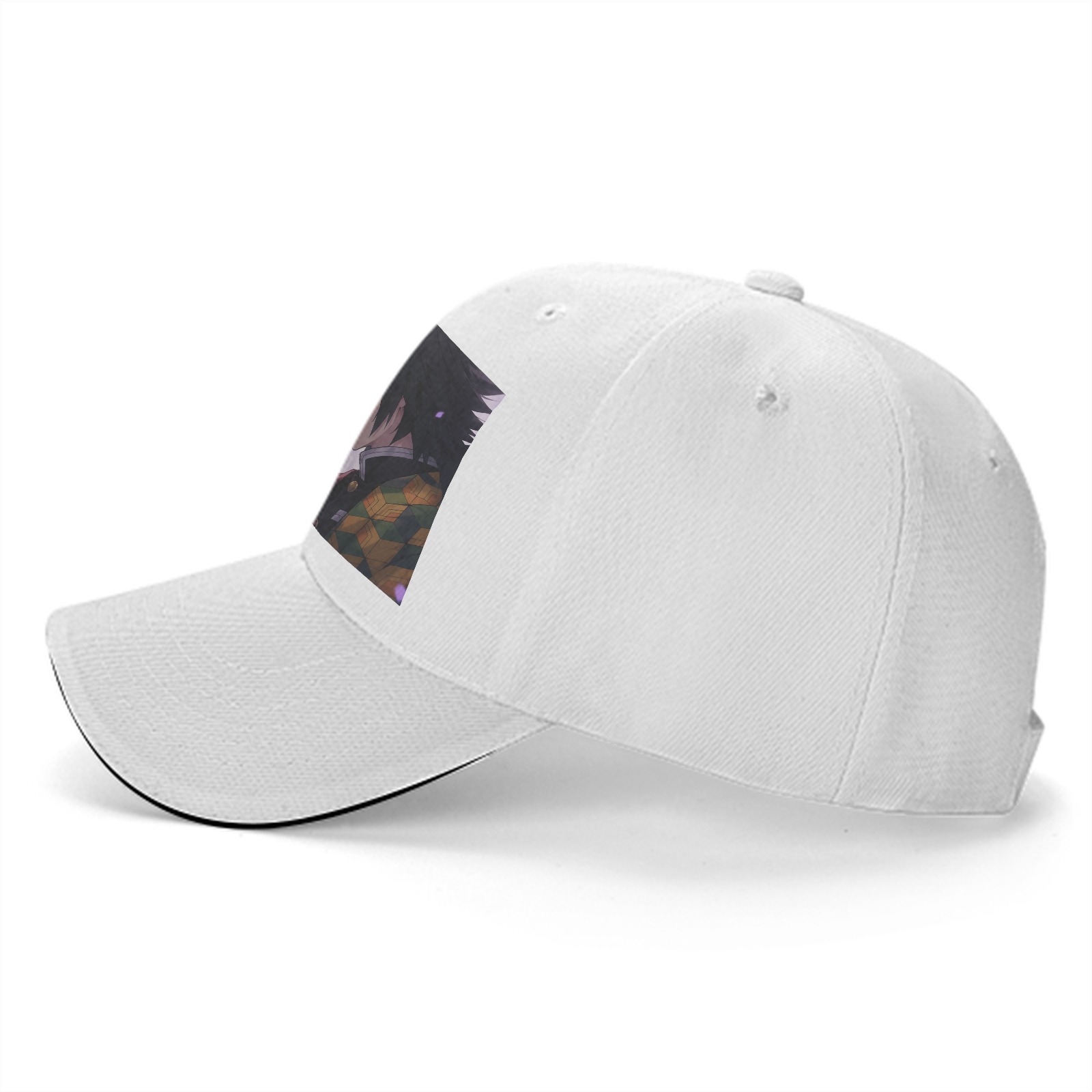 Demon Slayer Shinobu x Giyuu Anime Graphic Black Baseball Cap