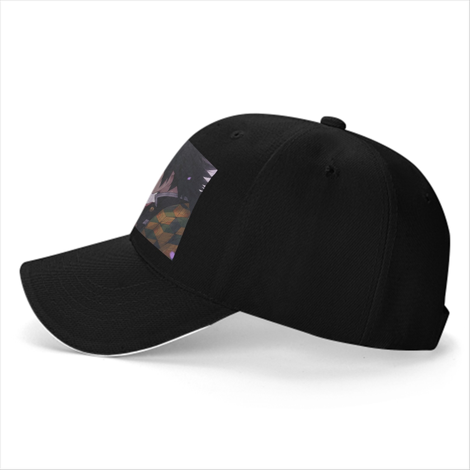 Demon Slayer Shinobu x Giyuu Anime Graphic Black Baseball Cap